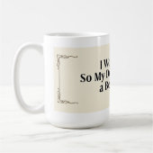 Funny Dog Mom Mug – 15 oz with Minimalist Text (Gauche)