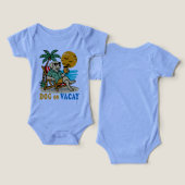 Funny Dog on Vacation T-Shirt | Cute Summer (Design Recto & Verso)