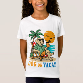 Funny Dog on Vacation T-Shirt | Cute Summer
