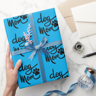Funny Dog Paw Dog mama Cadeaupapier