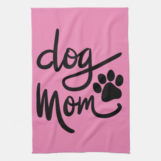 Funny Dog Paw Dog mama Theedoek (Verticaal)