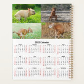 Funny Dog Pooping 2023 Planner (Achterkant)