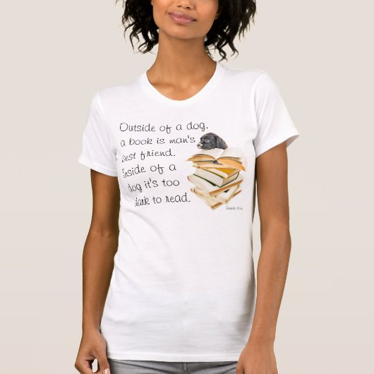 Funny Dog Quote Shirt voor mensen (Voorkant)