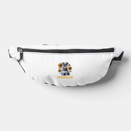 Funny Dog Schnauzer Heuptasje (Liggend)