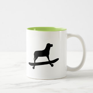 Funny Dog Skateboard Mug