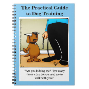 Funny Dog Training Humor notebook Notitieboek