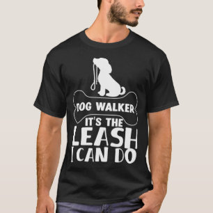 Funny Dog Walker Gift Cool Walppy Mannen Vrouwen T-shirt