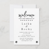 Funny Dog Wedding Invitation (Dos)
