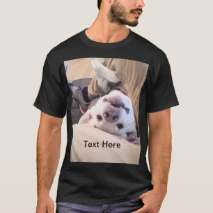 Funny Dog zal niet genegeerd worden Comical Photo T-shirt
