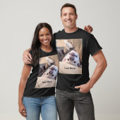Funny Dog zal niet genegeerd worden Comical Photo  T-shirt (Unisex)