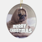 Funny doggy keramisch ornament (Links)