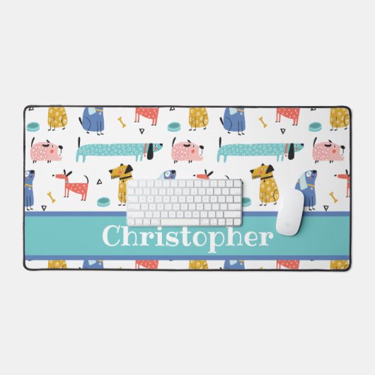 Funny Dogs Bureaumat (Keyboard & Muis)