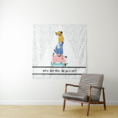 Funny Dogs Kinder Wandkleed (In situ)