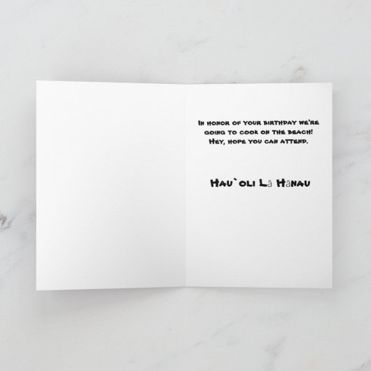 Funny Dogs / Lab in Hawaiiaanse Shirten op het str Kaart (Binnen)