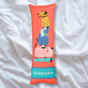 Funny Dogs Lichaamskussen