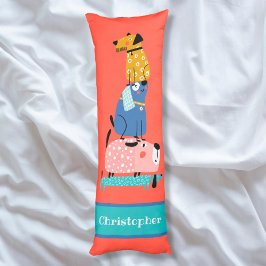 Funny Dogs Lichaamskussen