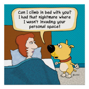 Funny Dog's Nightmare Poster Perfect Poster