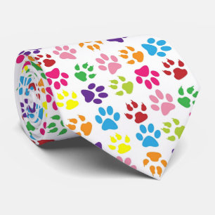 Funny dog's paw Stropdas