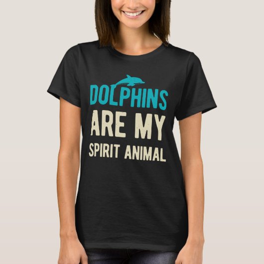 Funny Dolphin T-shirt (Voorkant)