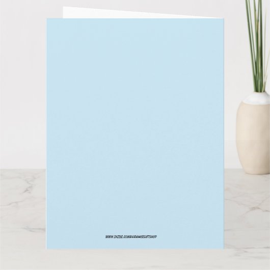 Funny Donald Trump Christmas greeting card Bedankkaart (Achterkant)