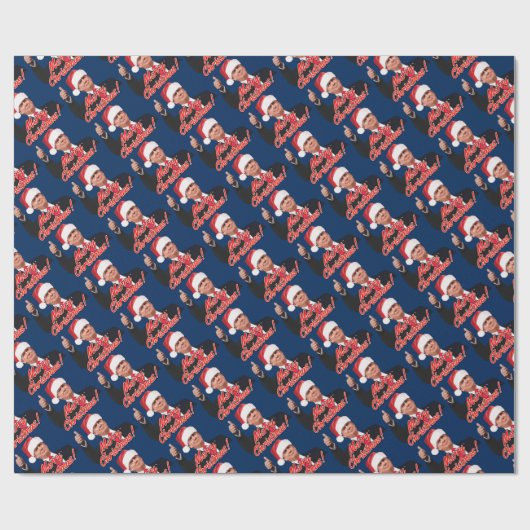 Funny Donald Trump Merry Kerstkerstkerstkerstkerst Cadeaupapier (Vlak)