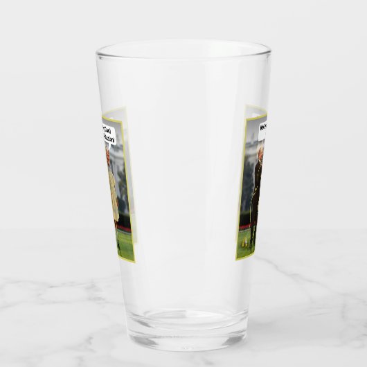 Funny Donald Trump Poetin Pistool Joke Glas (Links)