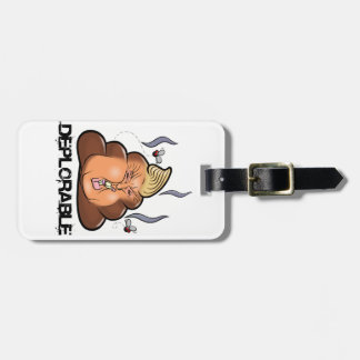 Funny Donald Trump - Trumpy-Poo Poo Emoji Icon Bagagelabel