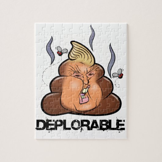 Funny Donald Trump - Trumpy-Poo Poo Emoji Icon Legpuzzel (Verticaal)