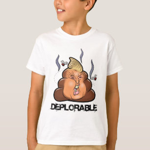 Funny Donald Trump - Trumpy-Poo Poo Emoji Icon T-shirt