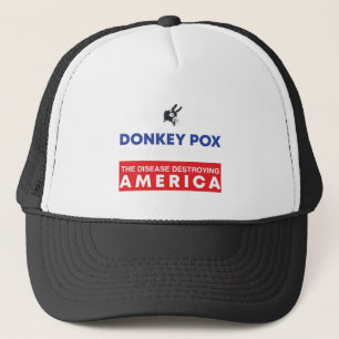 Funny Donkey Pox de ziekte die Amerika vernietigt Trucker Pet