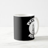 Funny Don't Be A Clucking Pecker Head Chicken Farm Koffiemok (Voorkant rechts)