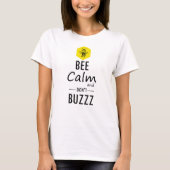 Funny "Don't Buzzz" Bee T-Shirt (Devant)