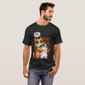 Funny "Don't Do It Carl" 9th Life Cat✨🐈🚫 T-shirt (Voorkant volledig)