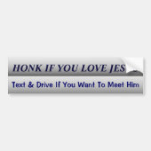 Funny Dont Text and Drive Slogan Bumpersticker (Voorkant)