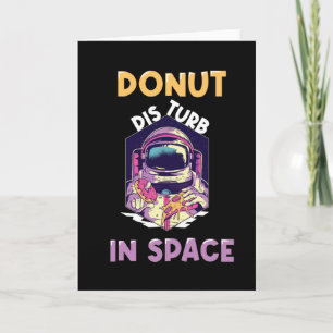 Funny Donut Astronaut Gezegde Kaart