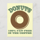 Funny Donut Briefkaart (Voorkant)