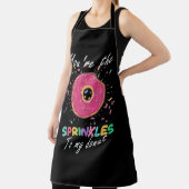 Funny donut geciteerd schort (Insitu)