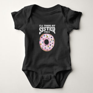 Funny Donut liefhebbende Son Brother Foodie Romper