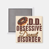 Funny Donut Magneet (Voorkant / Achterkant)