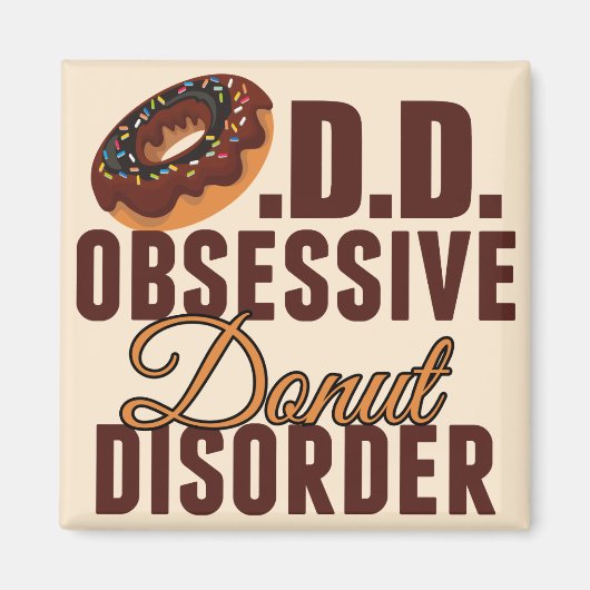 Funny Donut Magneet (Voorkant)