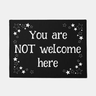Funny doormat Not Welcome Deurmat