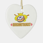 Funny Doughnut Keramisch Ornament (Rechts)