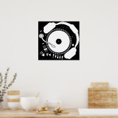 Funny_Doughnut Poster (Keuken)