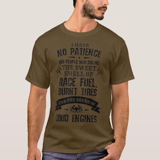 Funny Drag Racing for Car Enthusiast en (2) T-shirt (Voorkant)