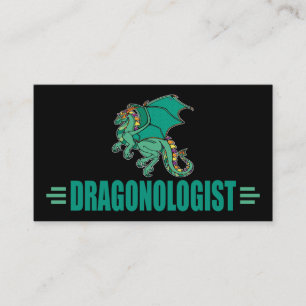Funny Dragon DRAGONOLOGIST Visitekaartje