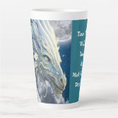 Funny Dragon Tall Mug Latte Mok (Voorkant)