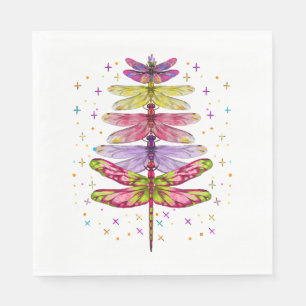 Funny Dragonfly-kerstboom Servet