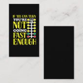 Funny Dragster Driver Race Car Enthusiast Visitekaartje (Voorkant / Achterkant)