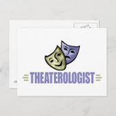 Funny Drama Theater Briefkaart (Voorkant / Achterkant)