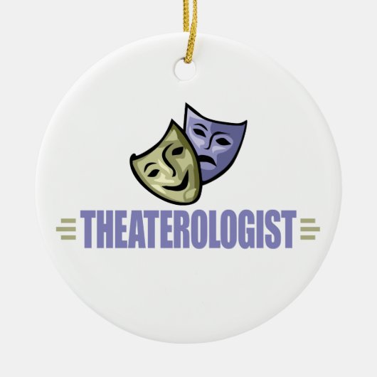 Funny Drama Theater Keramisch Ornament (Voorkant)